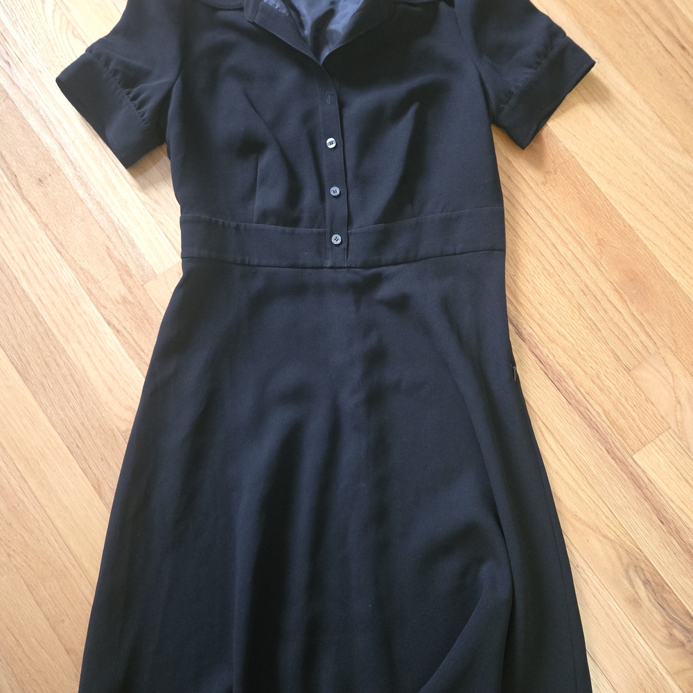 Calvin Klein Collection Black Long Sleeve Dress